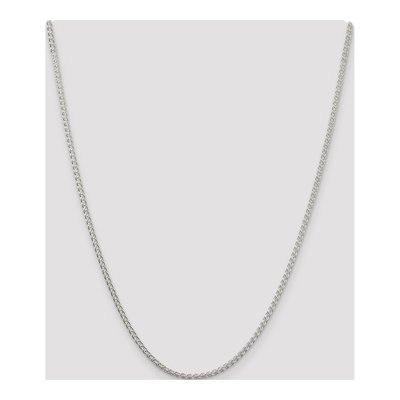 Sterling Silver 2.5mm Round Wheat Chain – view 4