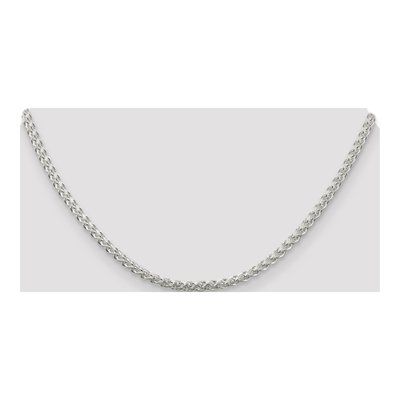Sterling Silver 3mm Round Wheat Chain – view 4