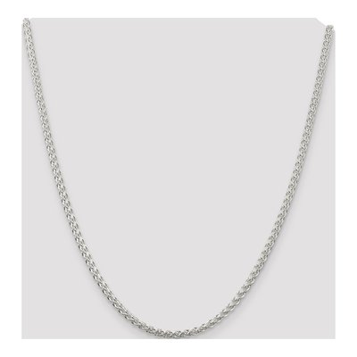 Sterling Silver 3mm Round Wheat Chain – view 4