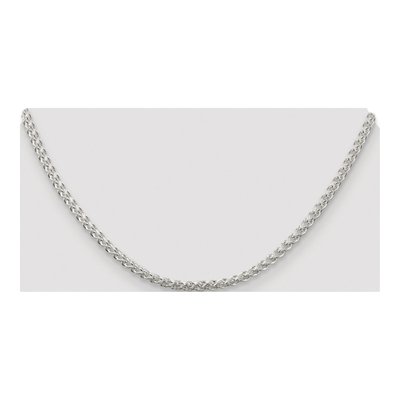 Sterling Silver 3mm Round Wheat Chain – view 4