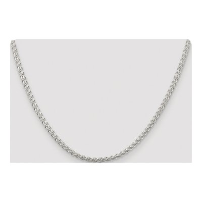 Sterling Silver 3mm Round Wheat Chain – view 4