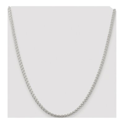 Sterling Silver 3mm Round Wheat Chain – view 4