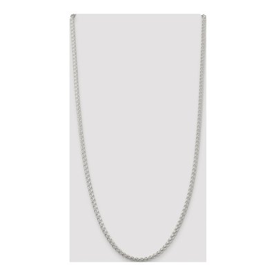 Sterling Silver 3mm Round Wheat Chain – view 4