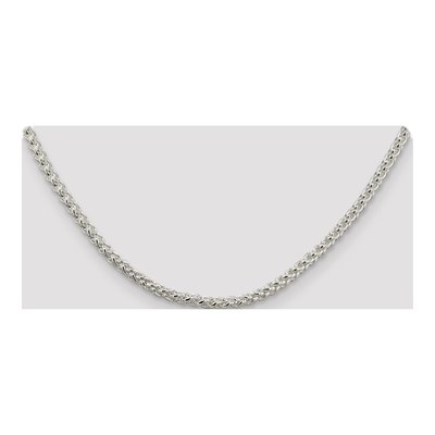 Sterling Silver 4mm Round Wheat Chain – view 4