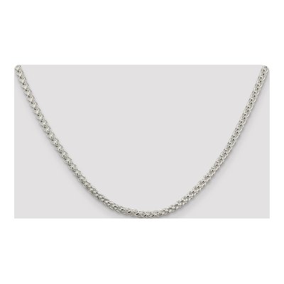 Sterling Silver 4mm Round Wheat Chain – view 4