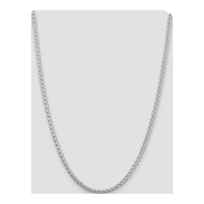 Sterling Silver 4mm Round Wheat Chain – view 4