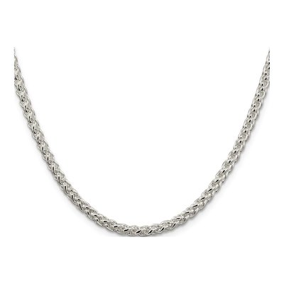 Sterling Silver 4mm Round Wheat Chain – view 2