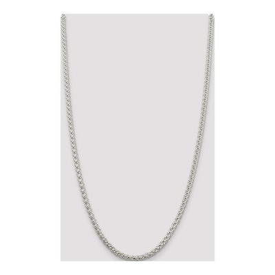 Sterling Silver 4mm Round Wheat Chain – view 4