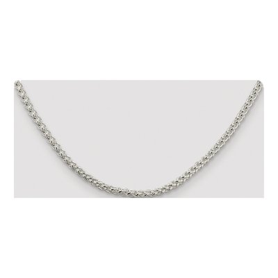 Sterling Silver 4mm Round Wheat Chain – view 4