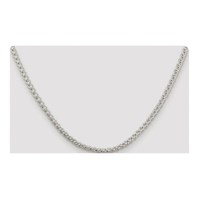 Sterling Silver 4mm Round Wheat Chain – view 4