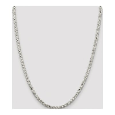 Sterling Silver 4mm Round Wheat Chain – view 4
