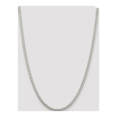 Sterling Silver 4mm Round Wheat Chain – view 4