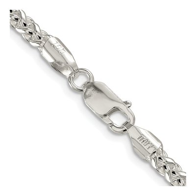 Sterling Silver 4mm Round Wheat Chain – view 3