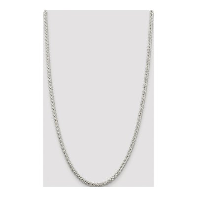 Sterling Silver 4mm Round Wheat Chain – view 4