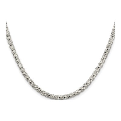 Sterling Silver 4mm Round Wheat Chain – view 2