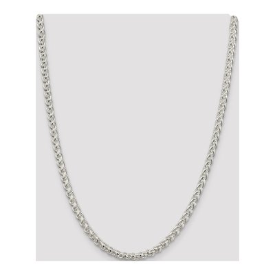 Sterling Silver 5mm Round Wheat Chain – view 4