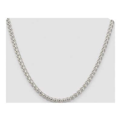 Sterling Silver 5mm Round Wheat Chain – view 4