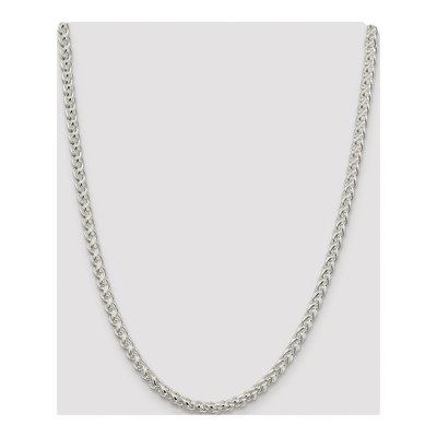 Sterling Silver 5mm Round Wheat Chain – view 4