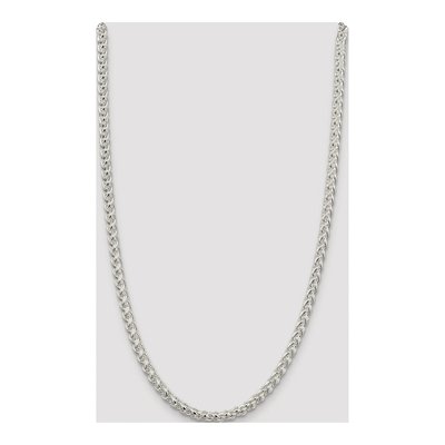 Sterling Silver 5mm Round Wheat Chain – view 4