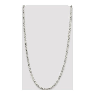 Sterling Silver 5mm Round Wheat Chain – view 4