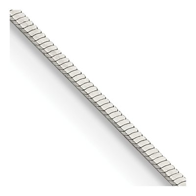 Sterling Silver 0.7mm Square Snake Chain