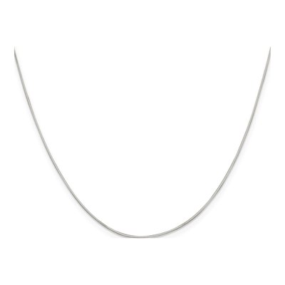 Sterling Silver 0.7mm Square Snake Chain – view 2