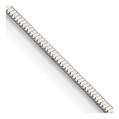 Sterling Silver 0.8mm Square Snake Chain