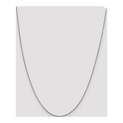 Sterling Silver 0.8mm Square Snake Chain – view 4