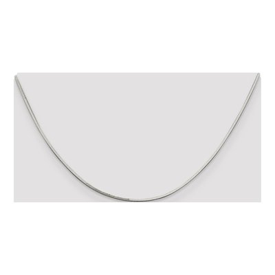 Sterling Silver 1mm Square Snake Chain – view 4