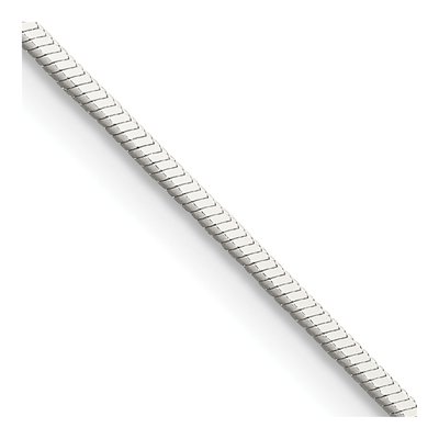 Sterling Silver 1mm Square Snake Chain