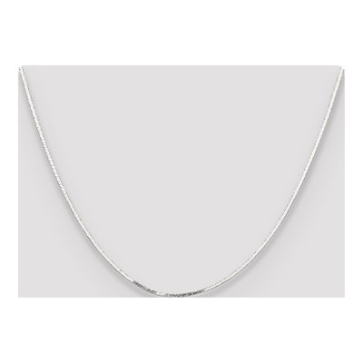 Sterling Silver 1.15mm Square Snake Chain – view 4