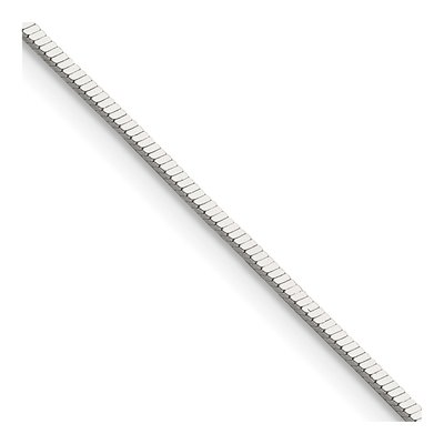 Sterling Silver 1.15mm Square Snake Chain
