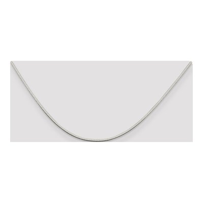 Sterling Silver 1.25mm Square Snake Chain – view 4