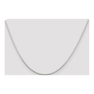 Sterling Silver 1.25mm Square Snake Chain – view 4