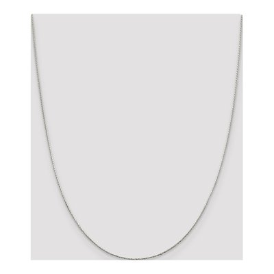 Sterling Silver 0.85mm Diamond-Cut Round Wheat Chain – view 4