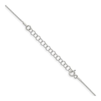 Sterling Silver 0.85mm Diamond-Cut Round Wheat Chain – view 3