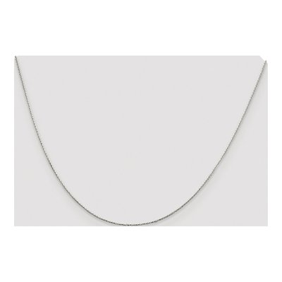 Sterling Silver 0.85mm Diamond-Cut Round Wheat Chain – view 4