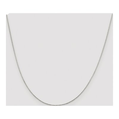 Sterling Silver 0.85mm Diamond-Cut Round Wheat Chain – view 4
