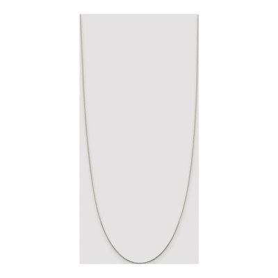 Sterling Silver 0.85mm Diamond-Cut Round Wheat Chain – view 4