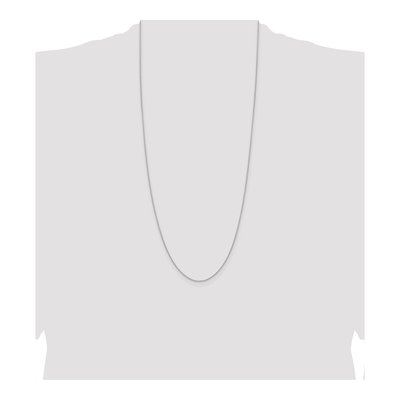 Sterling Silver 0.95mm Diamond-Cut Round Wheat Chain – view 4