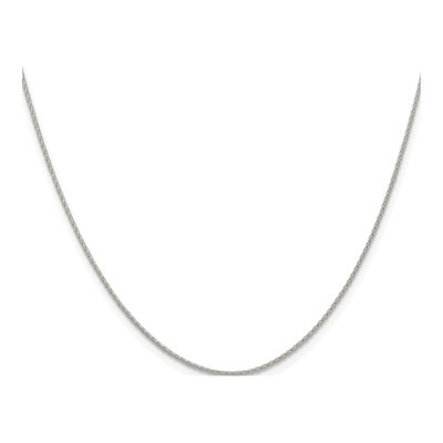 Sterling Silver 0.95mm Diamond-Cut Round Wheat Chain – view 2