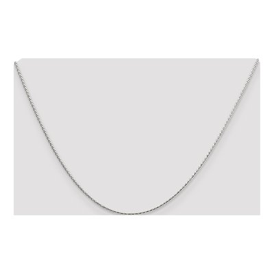 Sterling Silver 1.25mm Diamond-Cut Round Wheat Chain – view 4