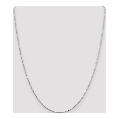 Sterling Silver 1.25mm Diamond-Cut Round Wheat Chain – view 4