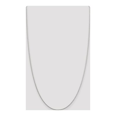 Sterling Silver 1.25mm Diamond-Cut Round Wheat Chain – view 4