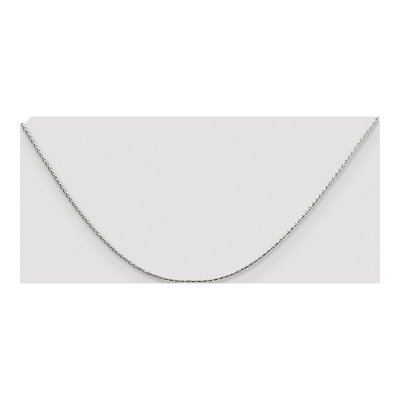 Sterling Silver 1.25mm Diamond-Cut Round Wheat Chain – view 4