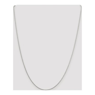 Sterling Silver 1.25mm Diamond-Cut Round Wheat Chain – view 4