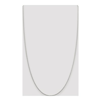 Sterling Silver 1.25mm Diamond-Cut Round Wheat Chain – view 4