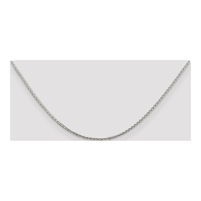 Sterling Silver 1.45mm Diamond-Cut Round Wheat Chain – view 4
