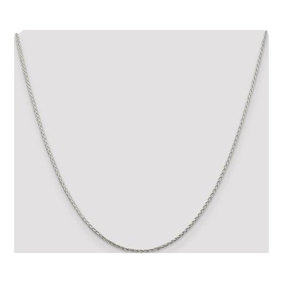 Sterling Silver 1.45mm Diamond-Cut Round Wheat Chain – view 4