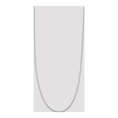 Sterling Silver 1.45mm Diamond-Cut Round Wheat Chain – view 4